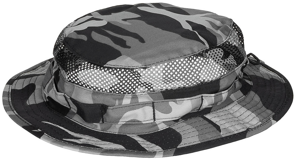 Palarie boonie Mesh MFH camuflaj gri