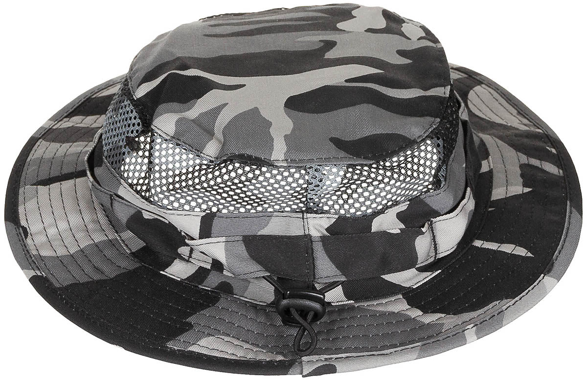 Palarie boonie Mesh MFH camuflaj gri
