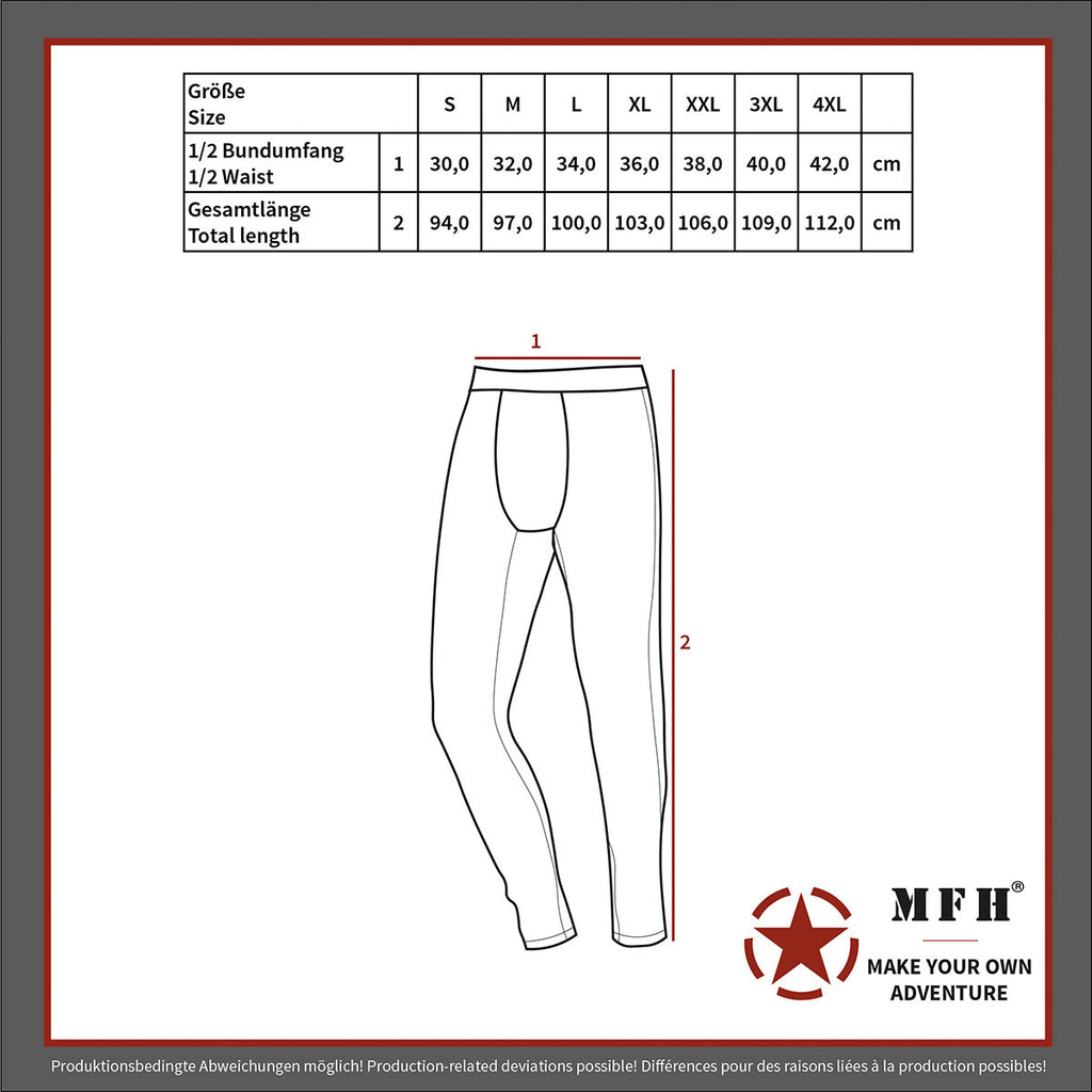 Pantaloni termici US Level II Gen III MFH Professional