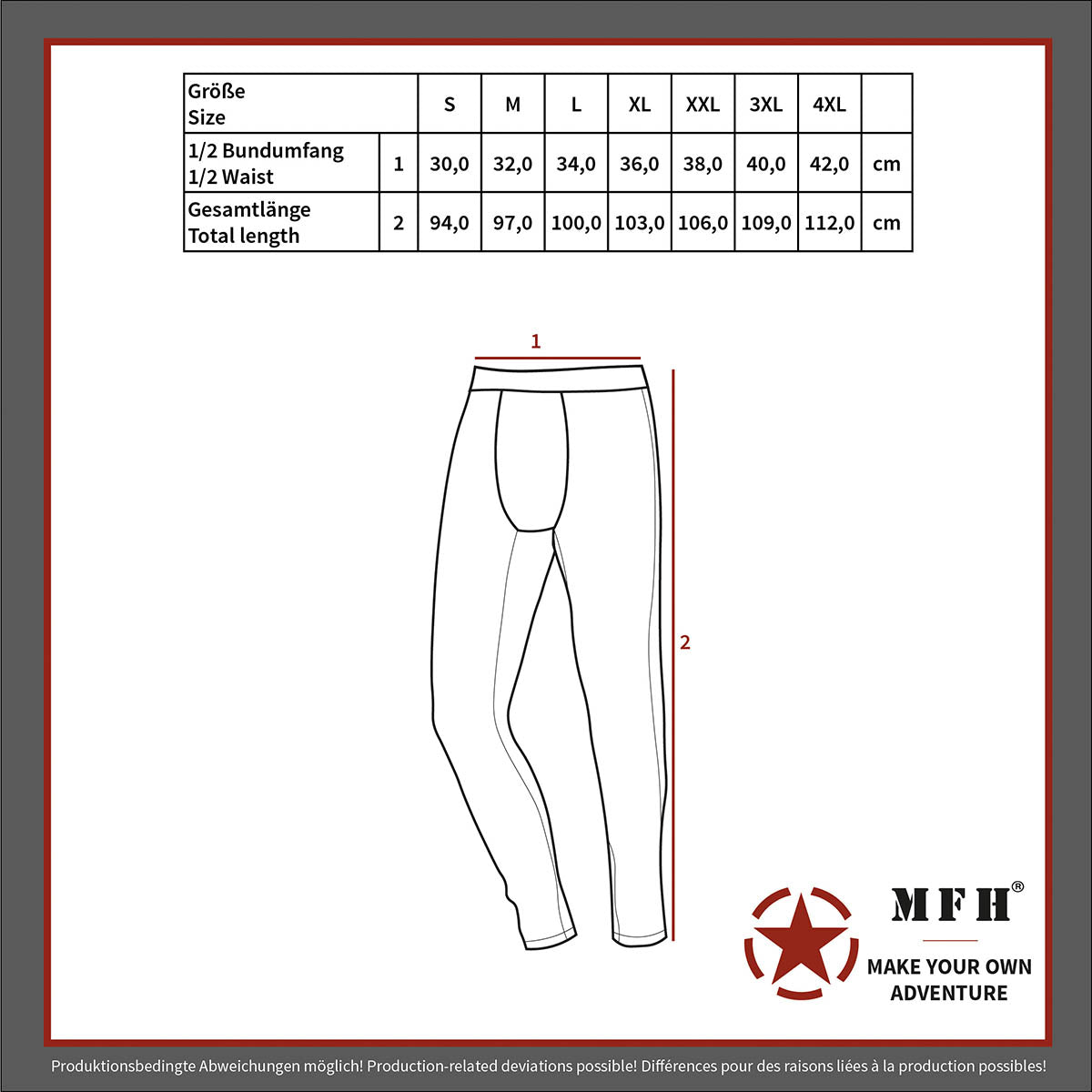 Pantaloni termici US Level II Gen III MFH Professional