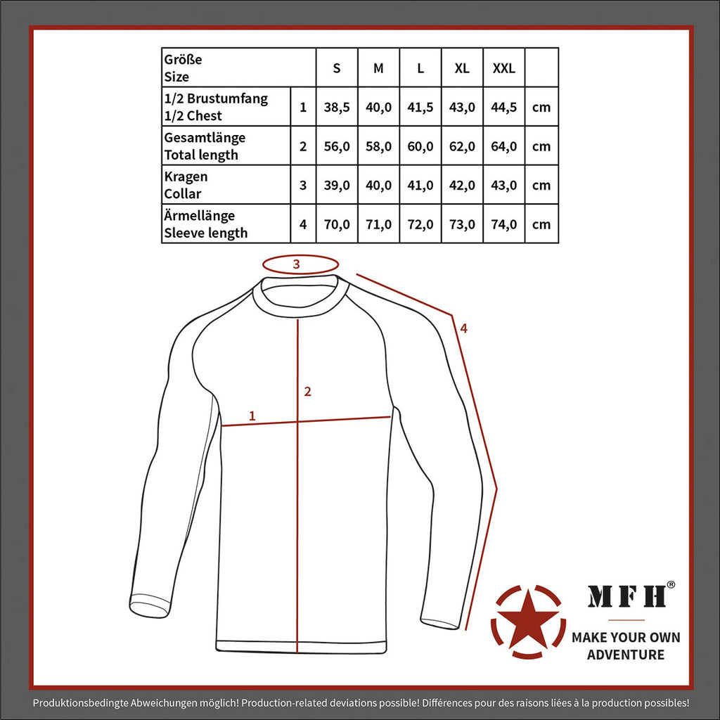 Bluza termica functionala cu maneca lunga Fox Outdoor