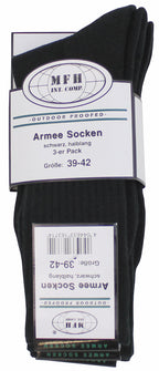 Sosete militare medii negre set 3 perechi MFH