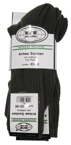 Sosete militare medii negre set 3 perechi MFH