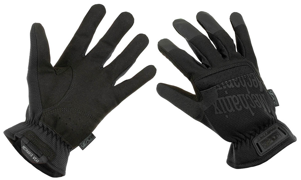 Manusi tactice FastFit Mechanix negre touchscreen