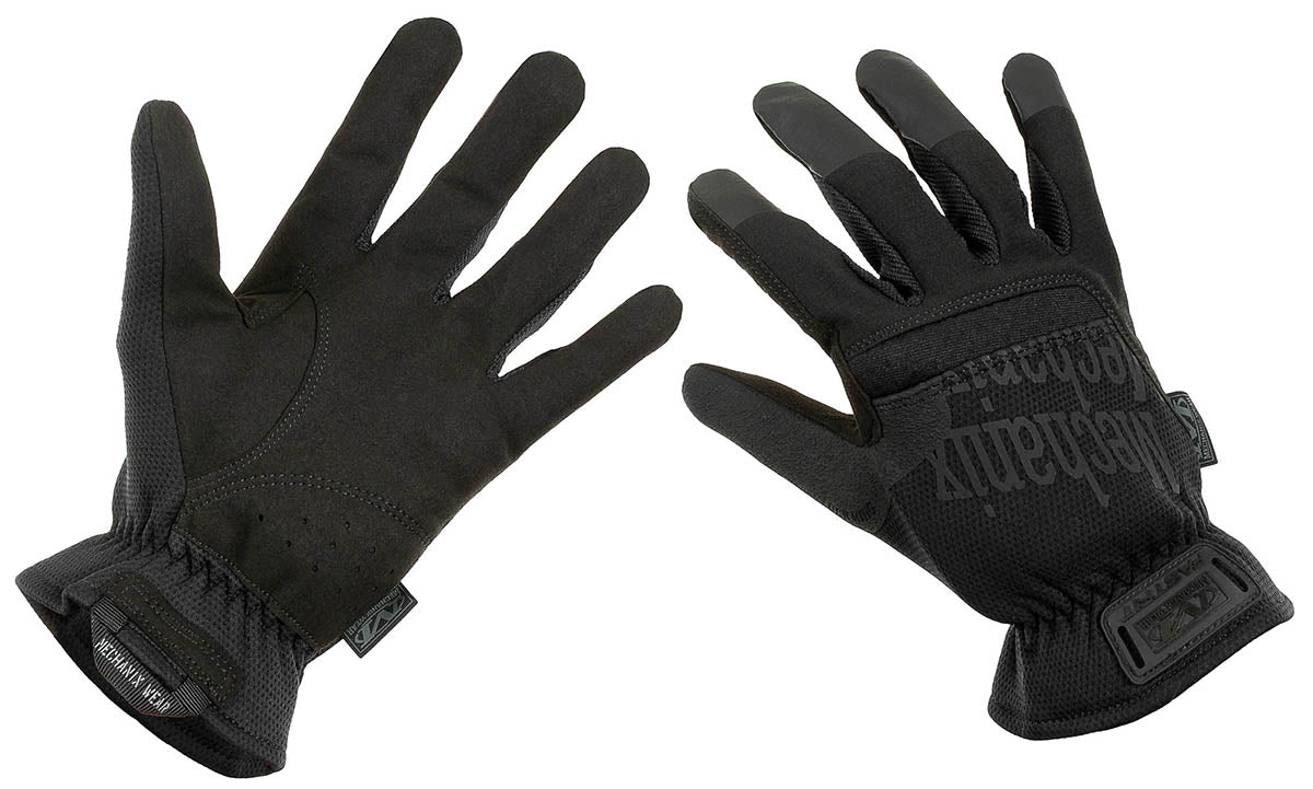 Manusi tactice FastFit Mechanix negre touchscreen