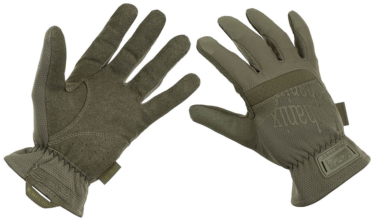 Manusi tactice FastFit Mechanix negre touchscreen
