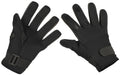 Manusi tactice Mesh din neopren negre MFH