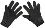 Manusi tactice Mesh din neopren negre MFH