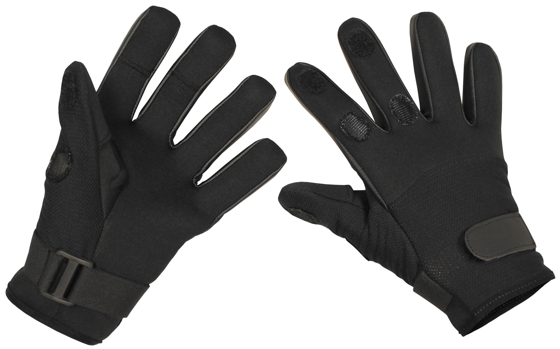 Manusi tactice Mesh din neopren negre MFH