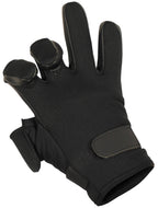 Manusi tactice Mesh din neopren negre MFH