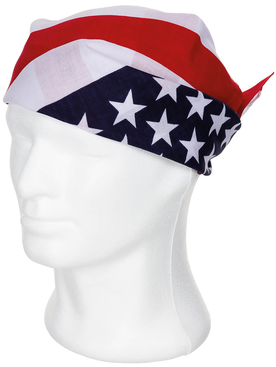 Bandana bumbac imprimeu drapel SUA MFH