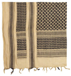 Esarfa Shemagh MFH din bumbac verde OD-nisip 110x110 cm
