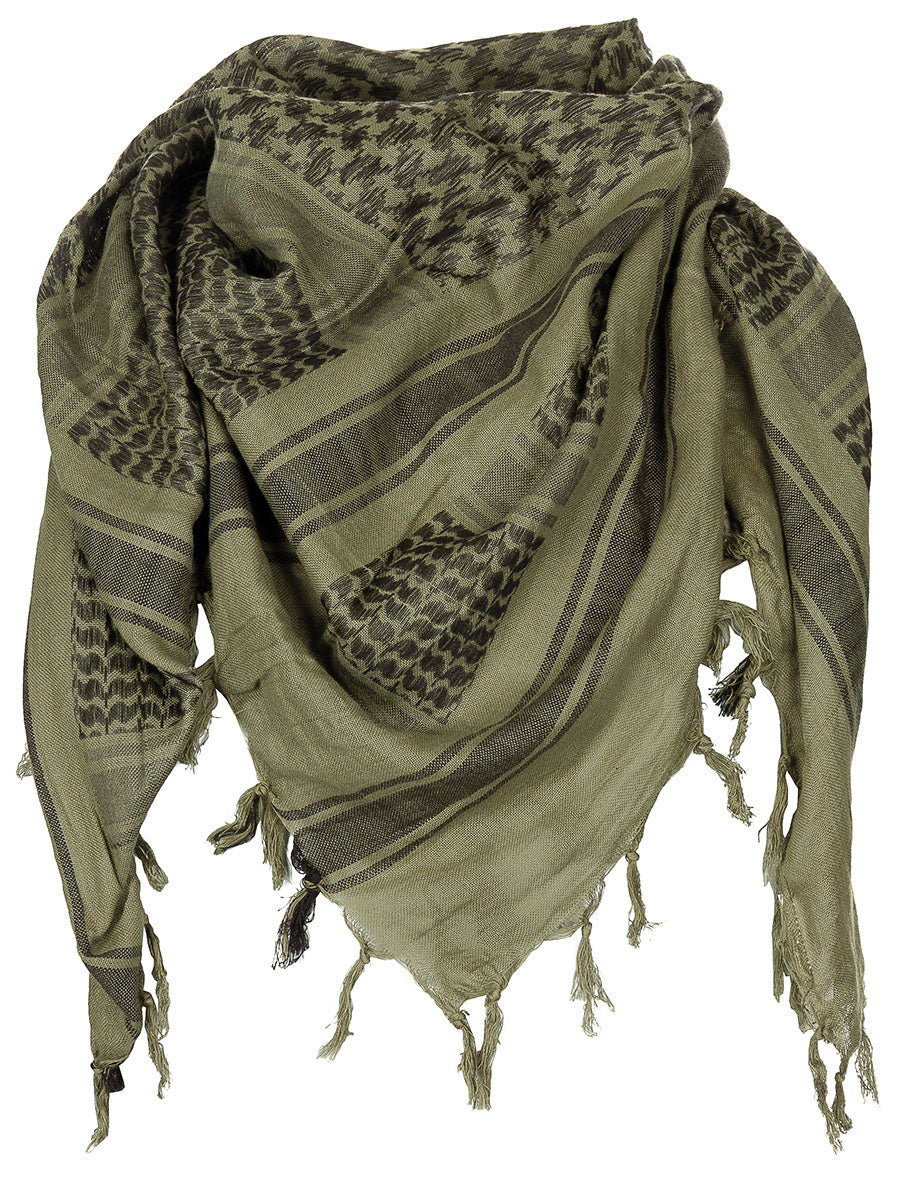 Esarfa Shemagh supersoft OD green-negru MFH