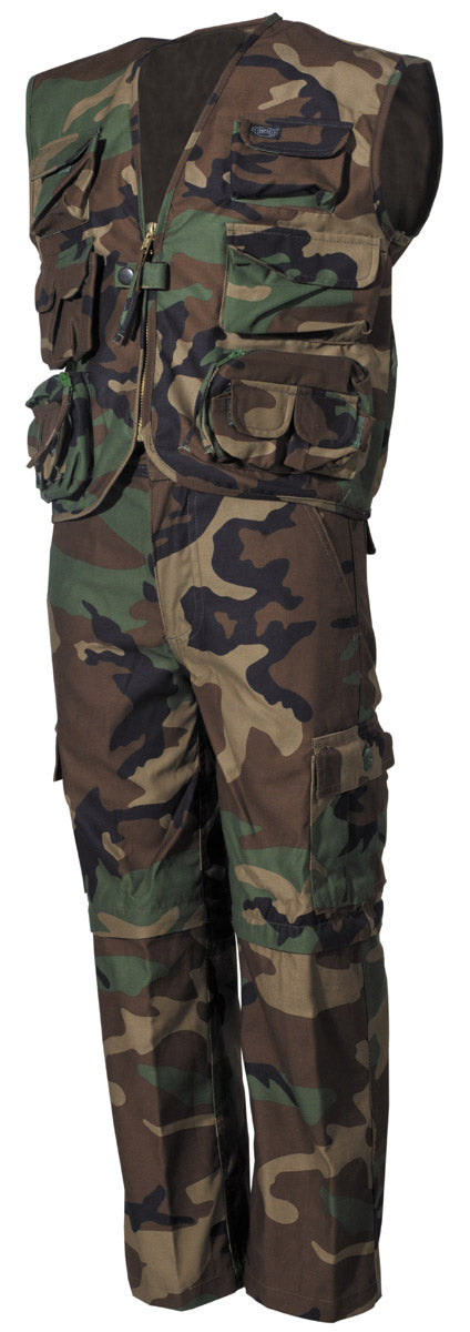 Set copii vesta si pantaloni woodland MFH