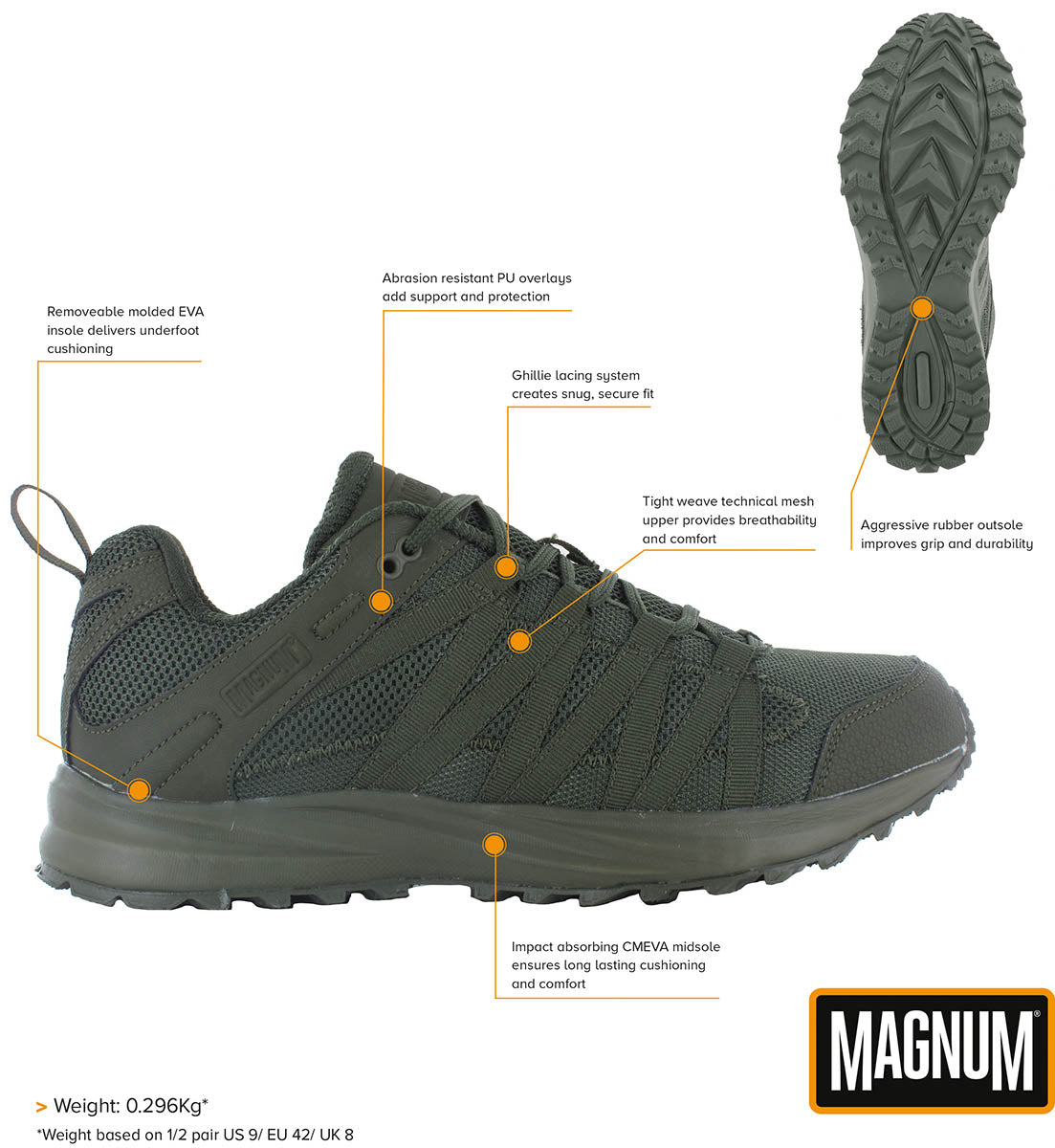 Pantofi tactici Storm Trail Lite Magnum