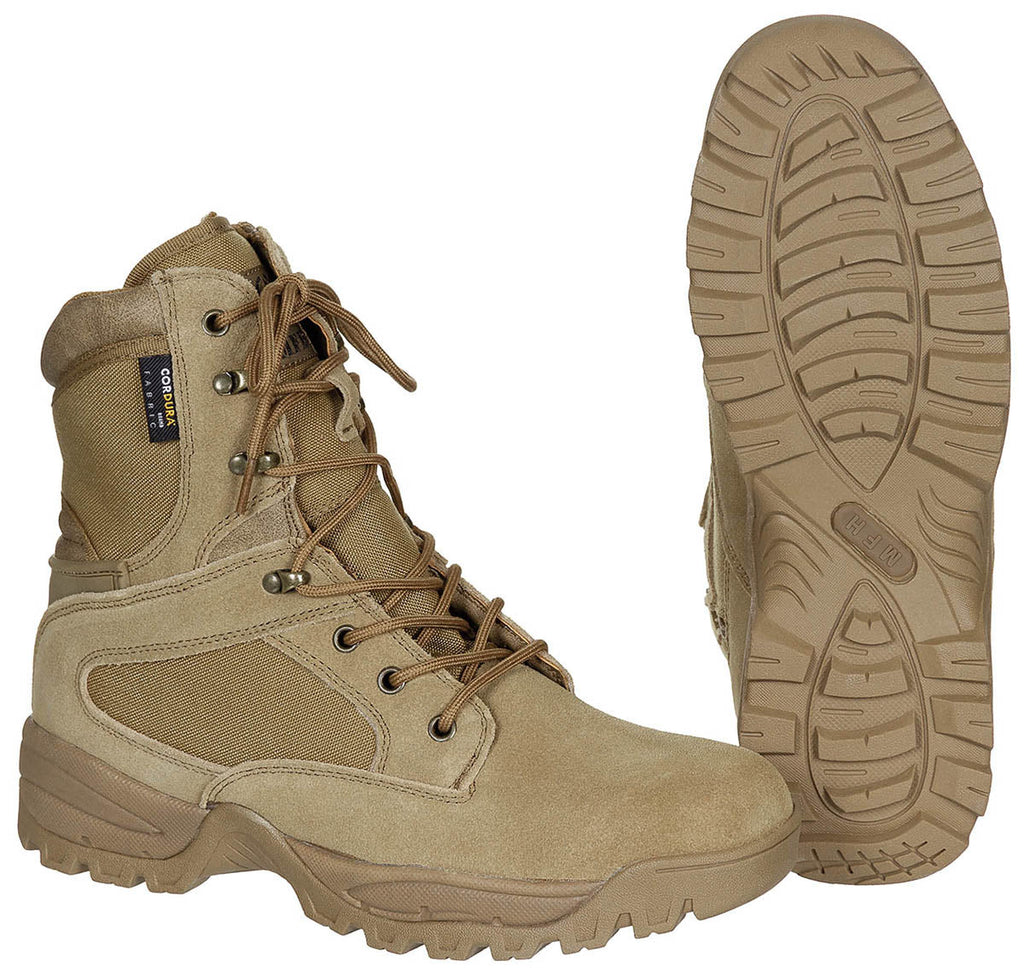 Bocanci tactici Mission Cordura MFH coyote tan
