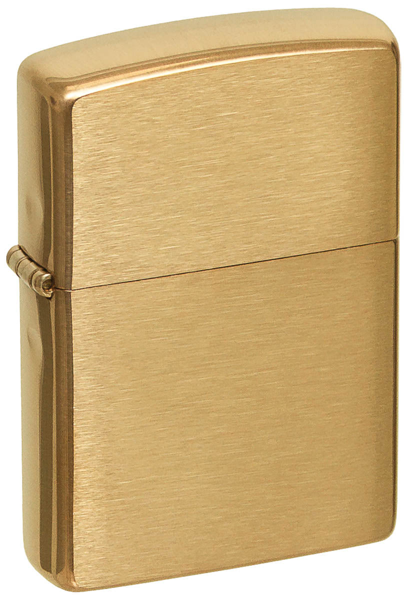 Bricheta Zippo Brushed Brass rezistenta la vant MFH