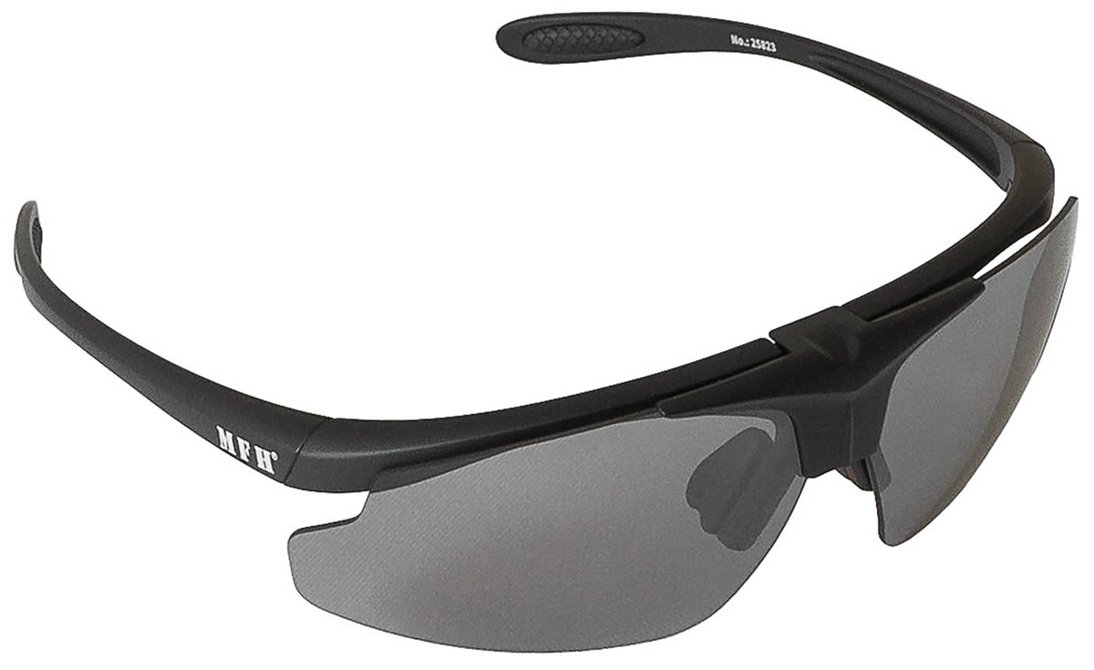 Ochelari sportivi Hawk cu 3 lentile interschimbabile MFH