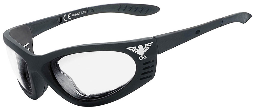 Ochelari tactici cu banda elastica KHS transparenti MFH