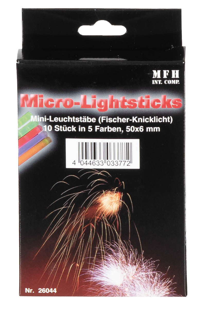 Set 10 mini batoane chimice de lumina MFH