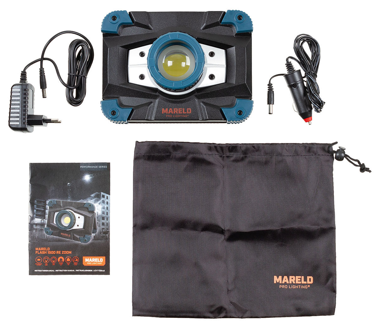 Lampa de lucru LED MARELD 1500 RE Zoom reincarcabila MFH