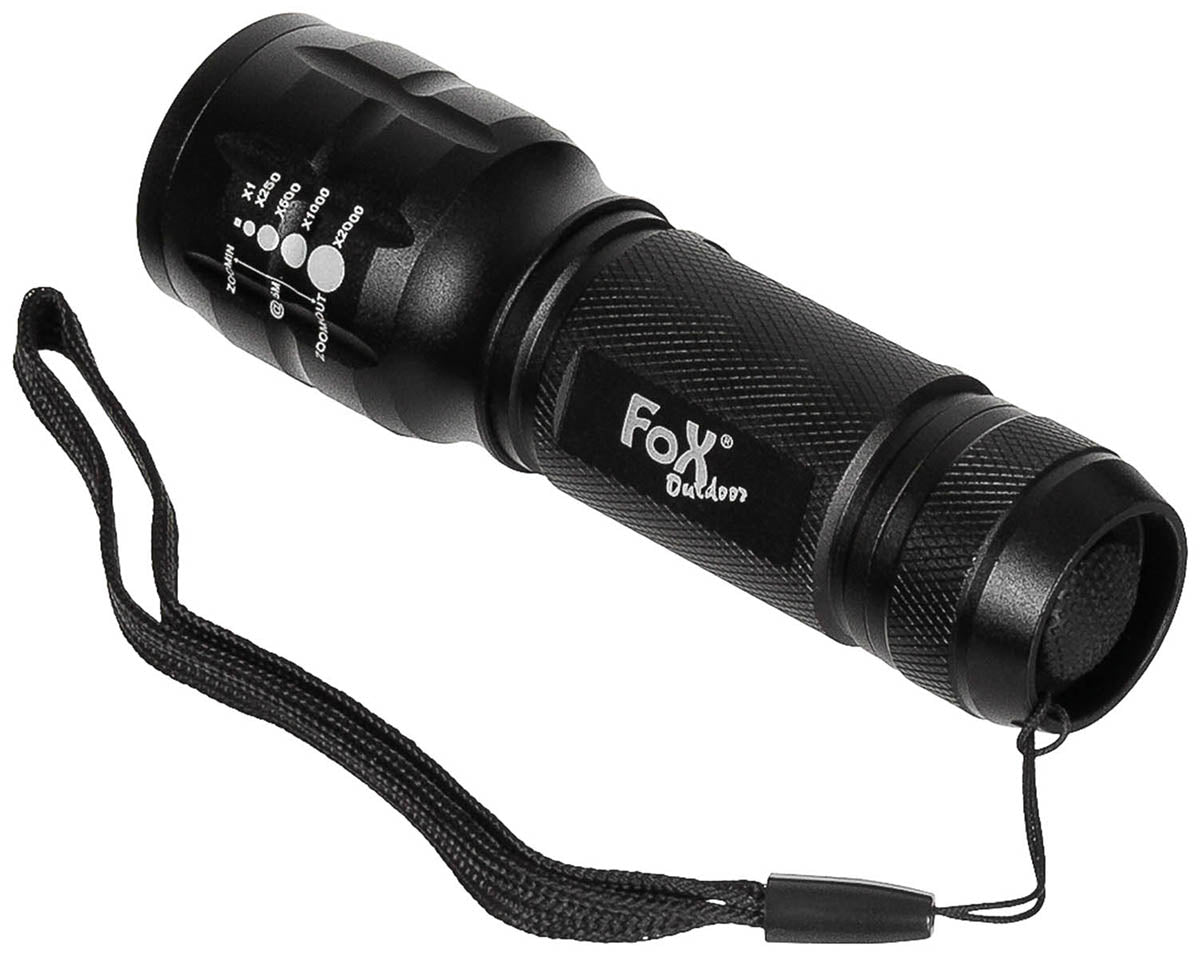 Lanterna mini LED 3W cu focus Fox Outdoor