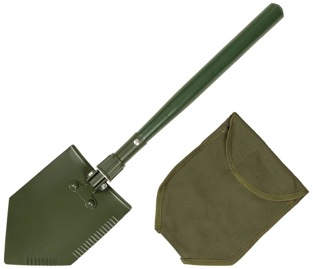 Lopata pliabila cu maner de lemn, 2 parti, OD green MFH