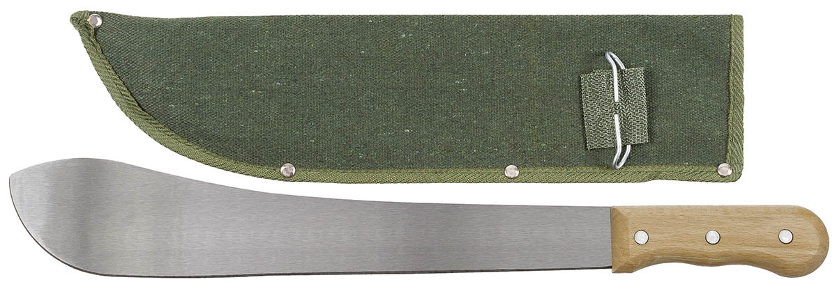 Maceta Bolo cu maner din lemn si teaca canvas Fox Outdoor