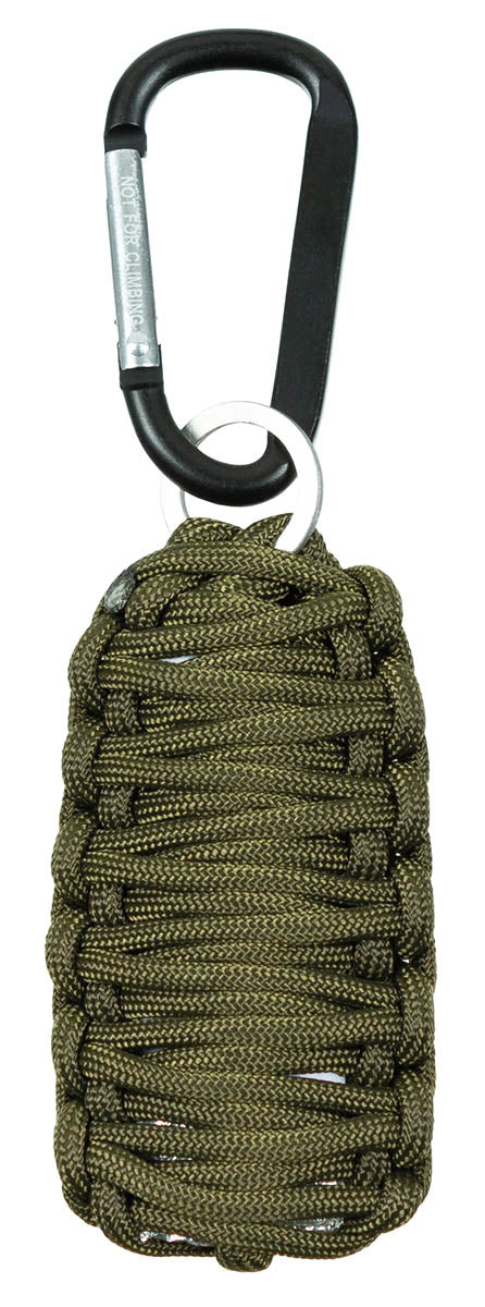 Kit de supravietuire paracord cu carabiniera MFH