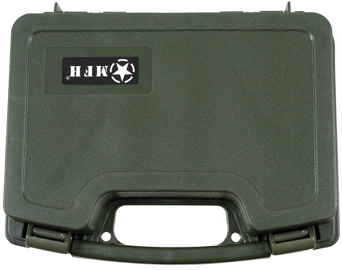Husa rigida pentru pistol, cu incuietori si lacat MFH