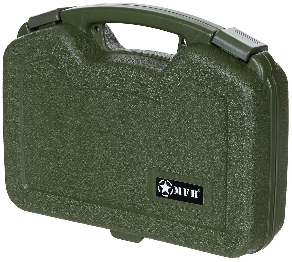 Husa rigida pistol mare din plastic, cu incuietori MFH