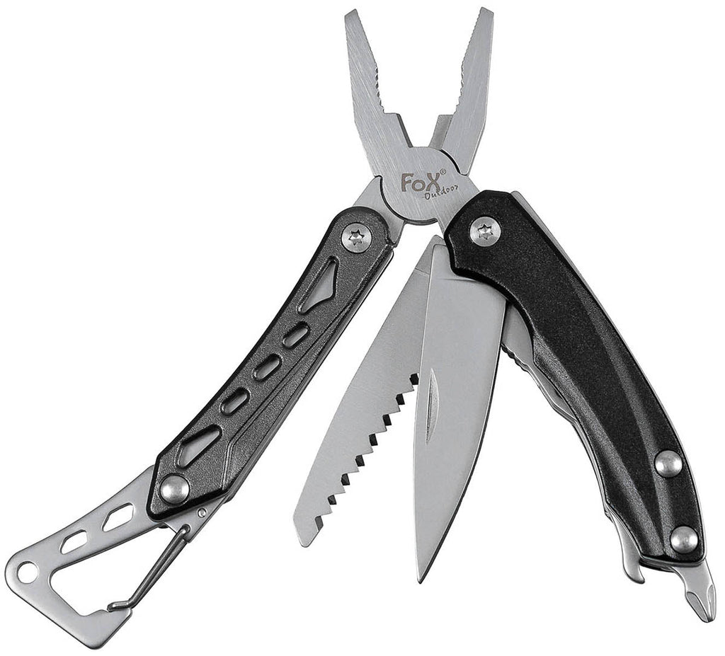 Multitool compact Mini cu carabiniera Fox Outdoor