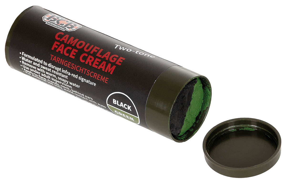 Baton camuflaj facial 2 culori negru-oliv MFH