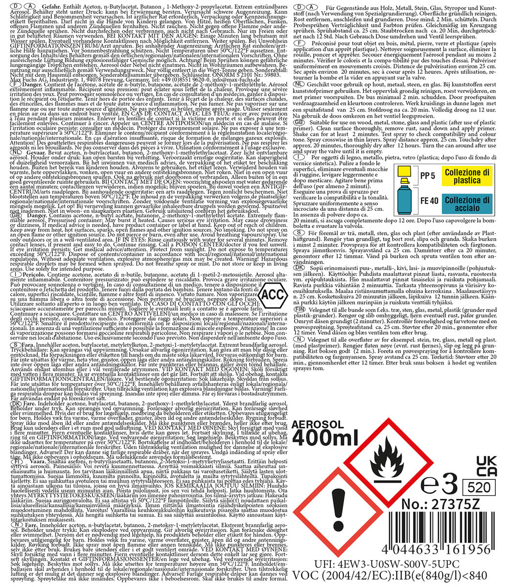 Vopsea spray Clear Coat mat 400 ml MFH