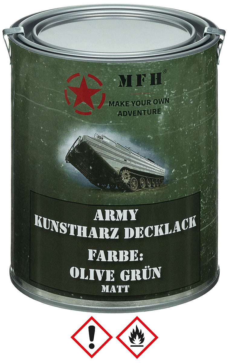 Vopsea Army Varnish Olive Green mat 1 l MFH