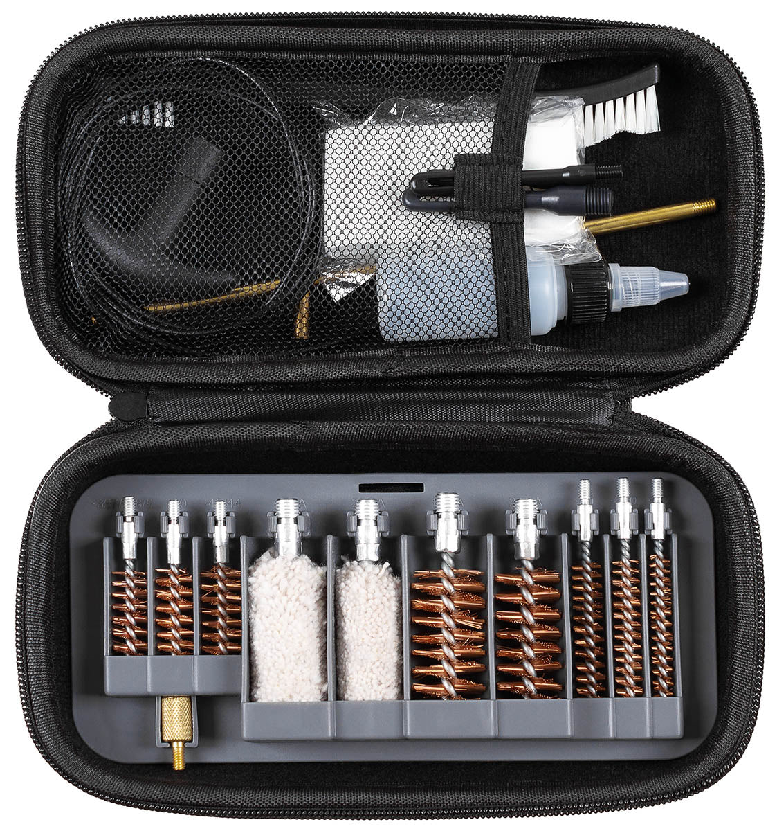 Kit de curatare arme multi-calibru cu etui MFH