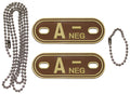 Placuta grupa sanguina A NEG 3D MFH