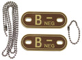 Placute grupa sanguina B NEG 3D desert MFH