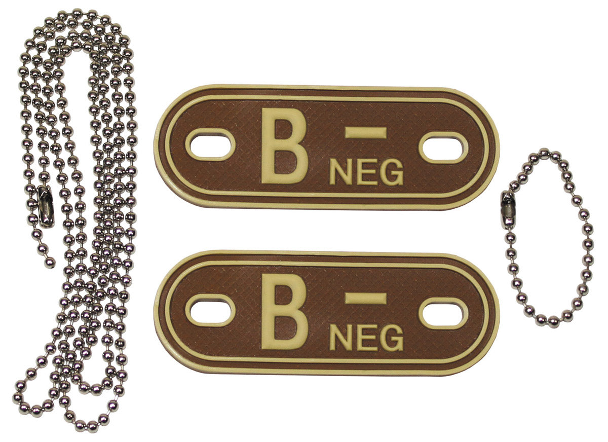 Placute grupa sanguina B NEG 3D desert MFH