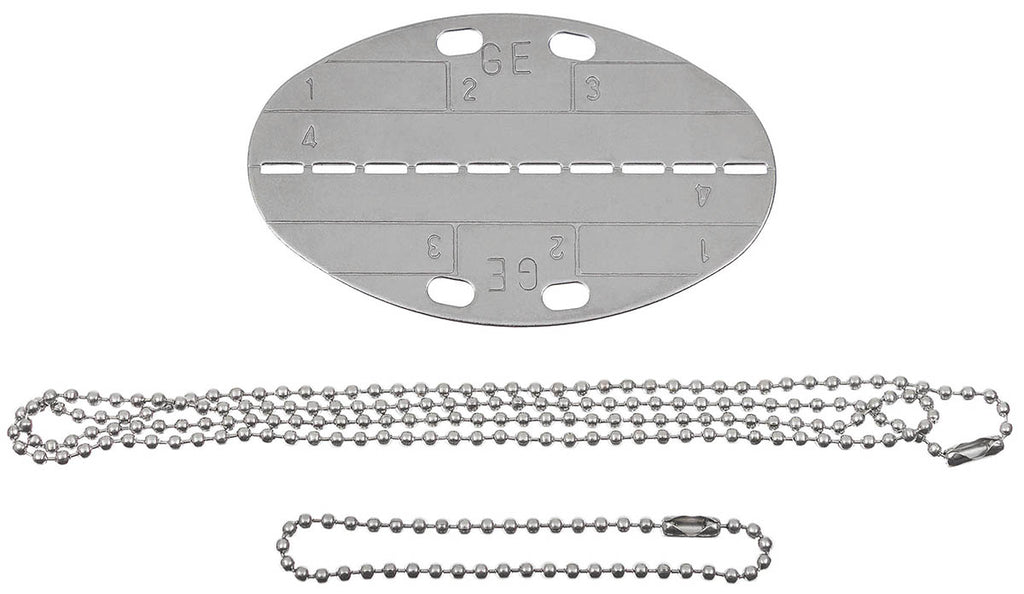 Placuta de identificare ovala Dog Tag BW MFH