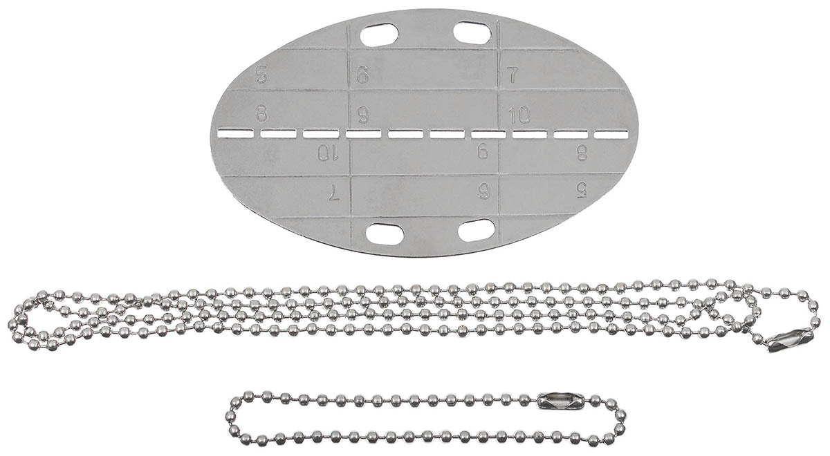 Placuta de identificare ovala Dog Tag BW MFH