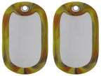 Husa silicon antizgomot placute Dog Tag camo Typ IV MFH
