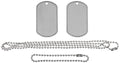 Set placute identificare Dog Tag complet din otel inoxidabil MFH
