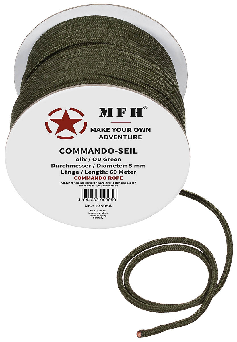 Franghie polipropilena OD green 5 mm 60 m MFH