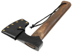 Topor Viking cu coada din lemn si teaca piele Fox Outdoor