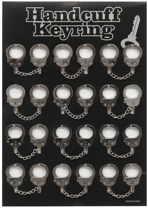 Breloc catuse metalice argintiu display 12 buc MFH
