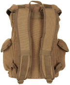Rucsac canvas PT Pure Trash cu accesorii din piele
