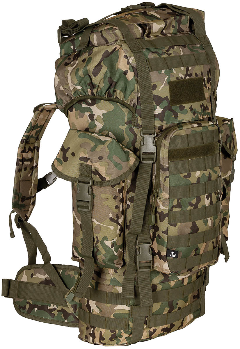 Rucsac tactic MOLLE 65L cu tija de aluminiu MFH