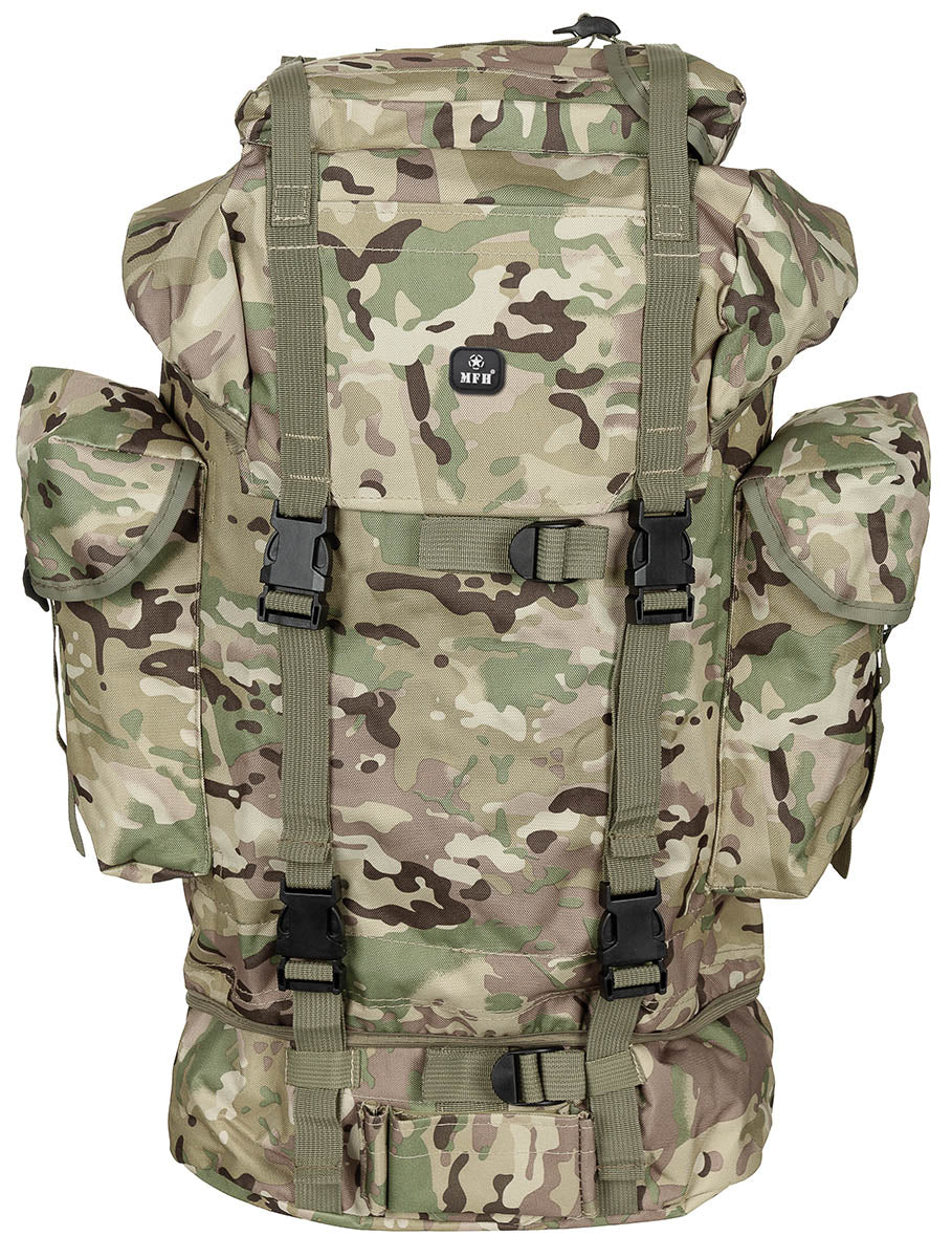 Rucsac militar BW Combat 65L cu bara aluminiu MFH