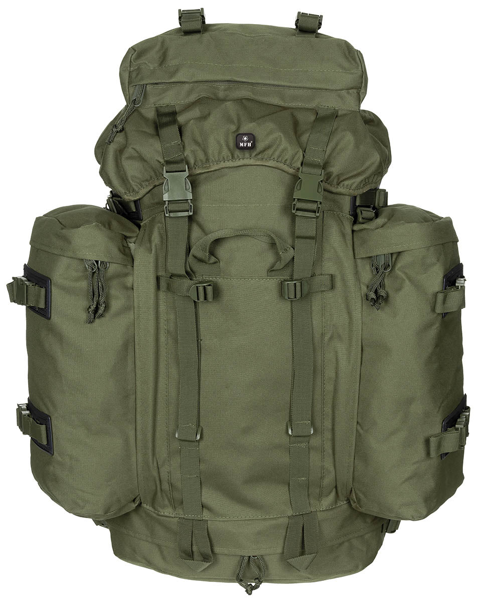 Rucsac Mountain BW MFH 80L cu genti laterale detasabile